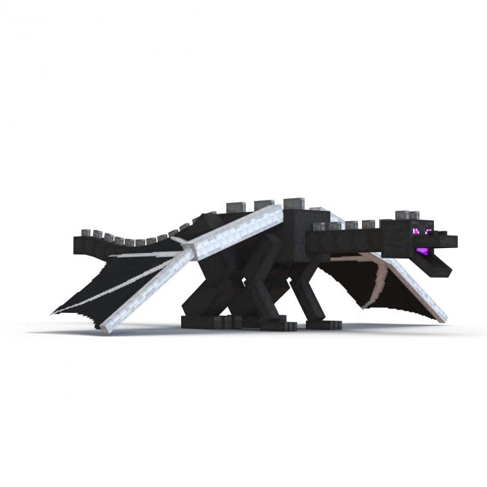 Minecraft Ender Dragon Rigged 3D model