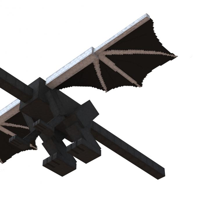 Minecraft Ender Dragon Rigged 3D model