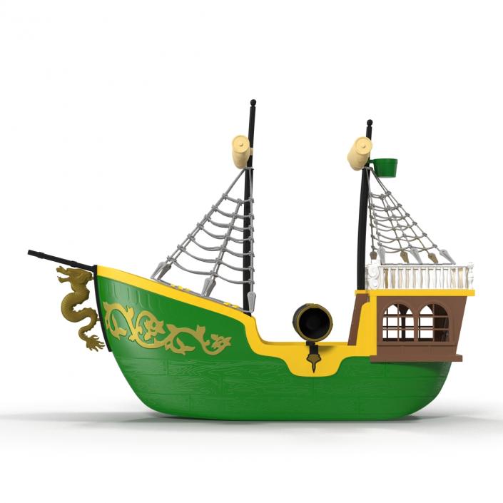 Toy Sailboat 3 3D model