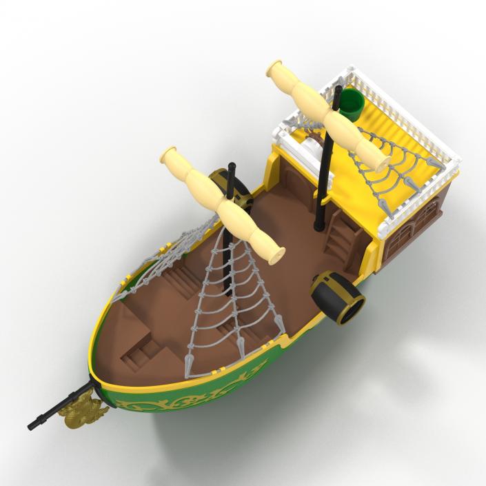 Toy Sailboat 3 3D model