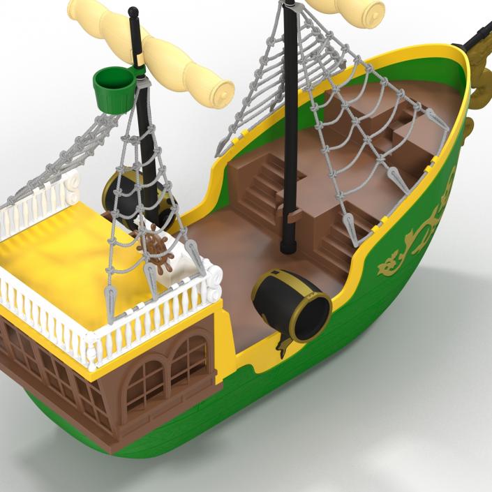 Toy Sailboat 3 3D model