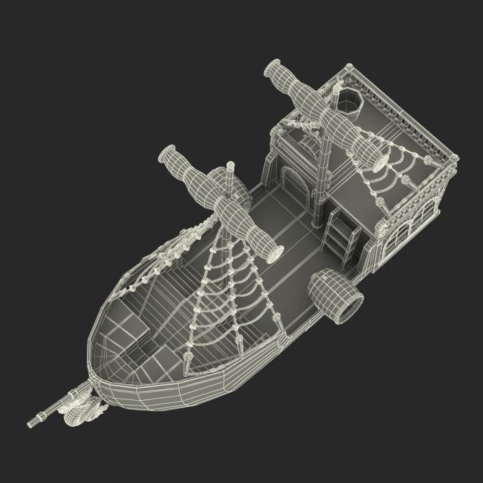 Toy Sailboat 3 3D model