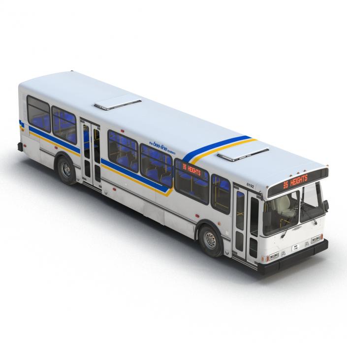 3D Orion V Transit Bus Liberty Lines Transit