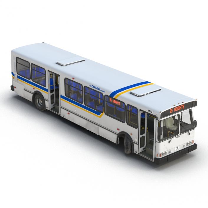 3D Orion V Transit Bus Liberty Lines Transit