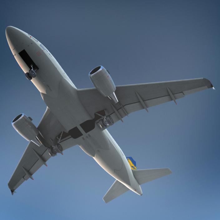 3D Airbus A321 Lufthansa