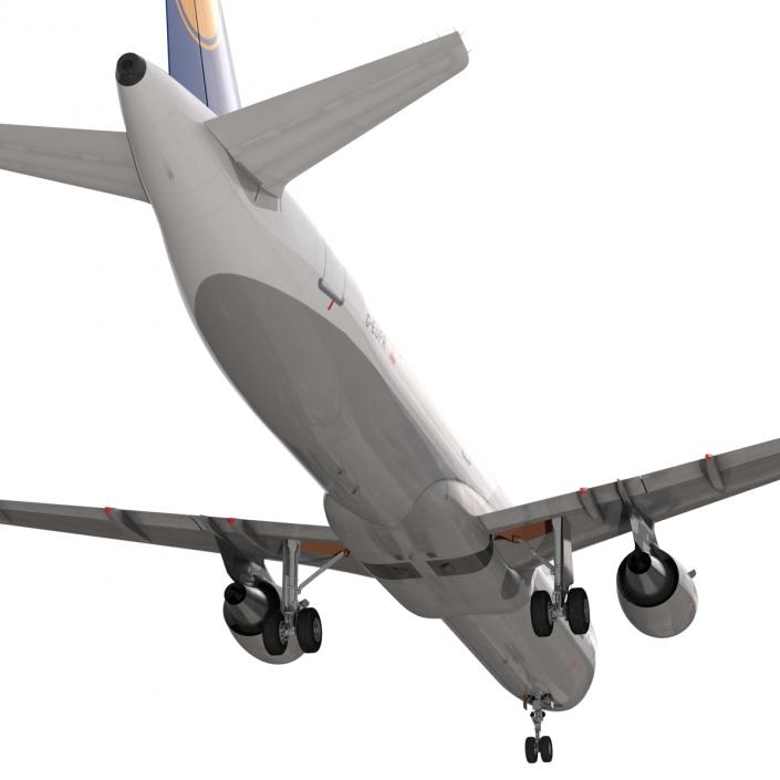 3D Airbus A321 Lufthansa