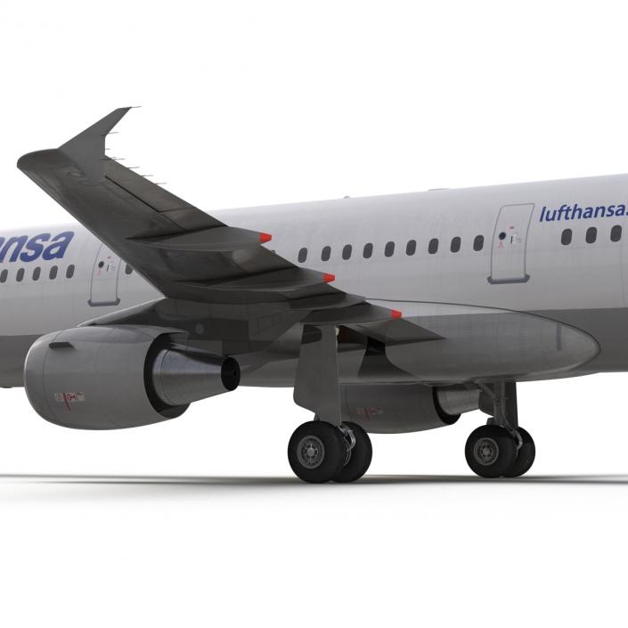 3D Airbus A321 Lufthansa