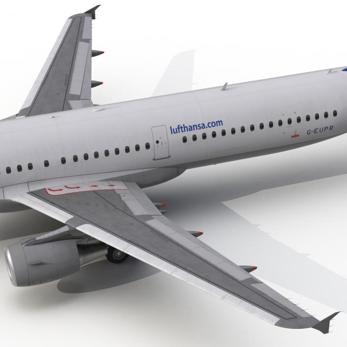 3D Airbus A321 Lufthansa