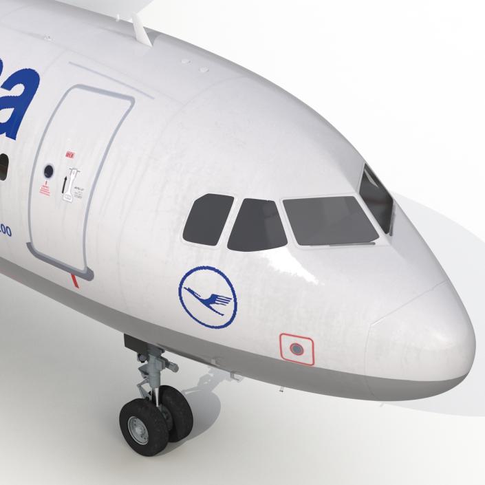 3D Airbus A321 Lufthansa