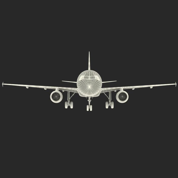 3D Airbus A321 Lufthansa