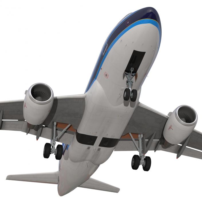 Airbus A318 China Southern Airlines Rigged 3D