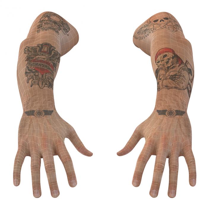 3D Biker Hands