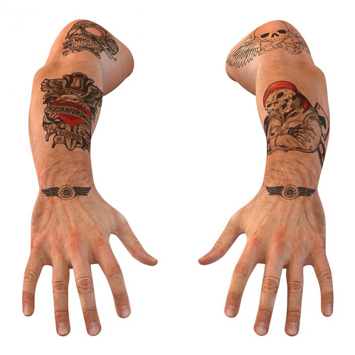 3D Biker Hands