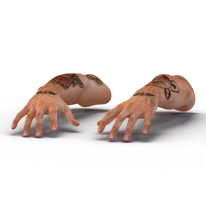 3D Biker Hands