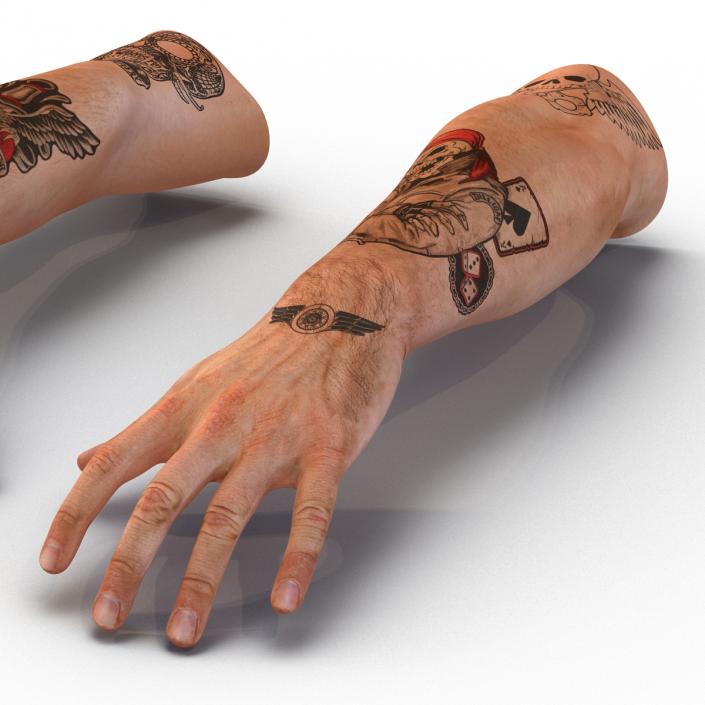 3D Biker Hands