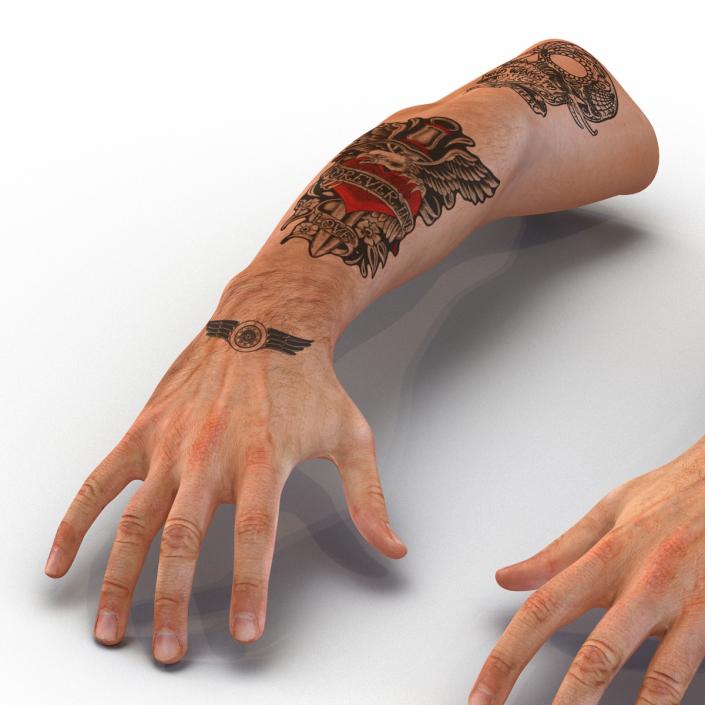 3D Biker Hands