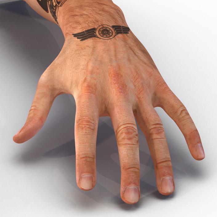 3D Biker Hands