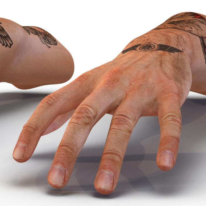 3D Biker Hands