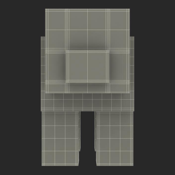 3D Minecraft Pig model