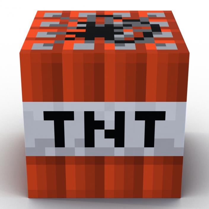 3D Minecraft TNT model