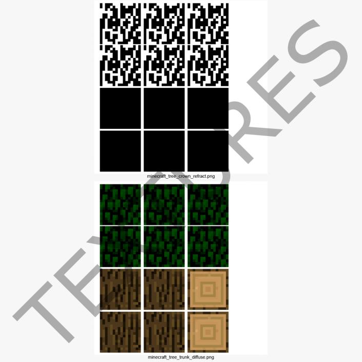 Minecraft Tree 3D model