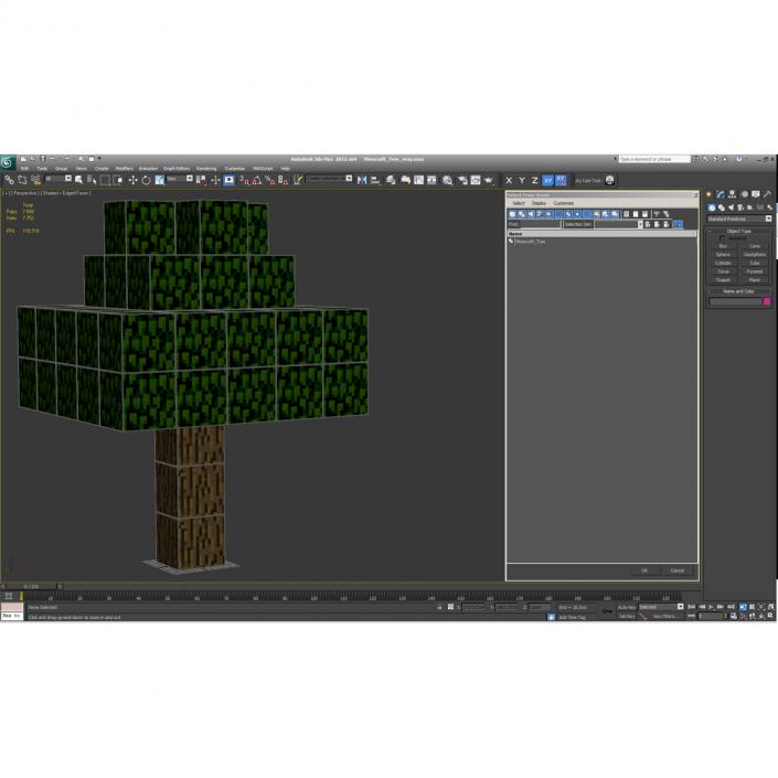 Minecraft Tree 3D model