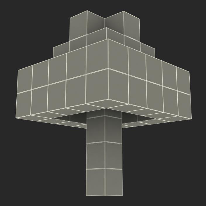 Minecraft Tree 3D model