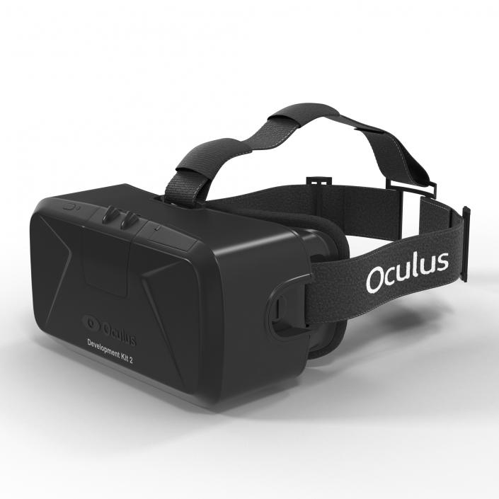 Virtual Reality Headset Oculus DK2 3D model