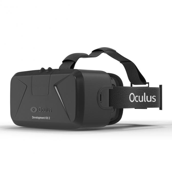 Virtual Reality Headset Oculus DK2 3D model