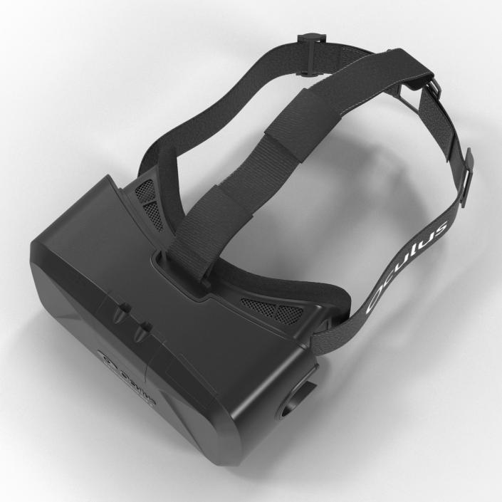 Virtual Reality Headset Oculus DK2 3D model