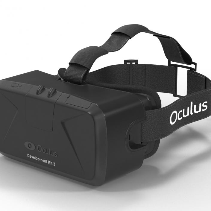 Virtual Reality Headset Oculus DK2 3D model