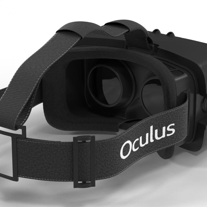 Virtual Reality Headset Oculus DK2 3D model