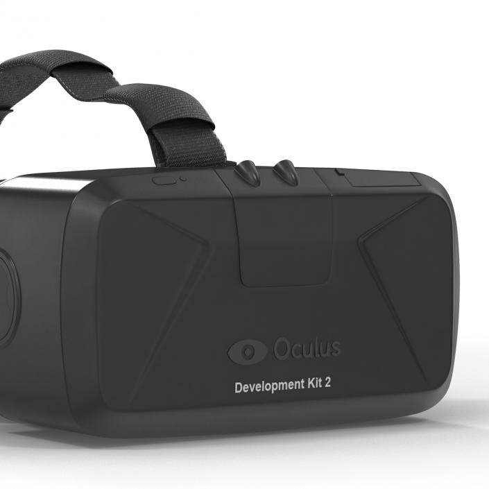 Virtual Reality Headset Oculus DK2 3D model