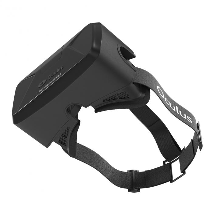 Virtual Reality Headset Oculus DK2 3D model