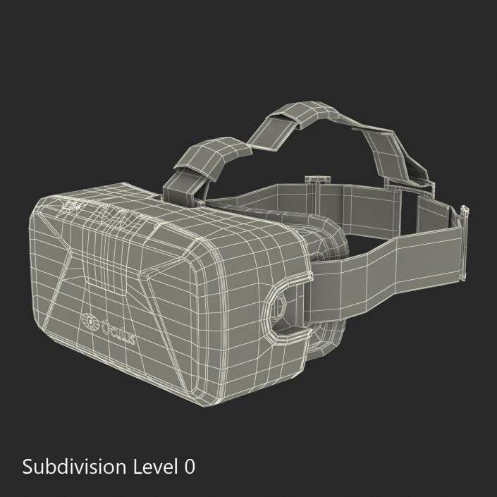 Virtual Reality Headset Oculus DK2 3D model