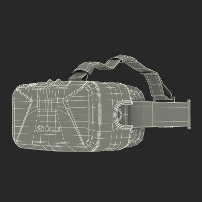 Virtual Reality Headset Oculus DK2 3D model