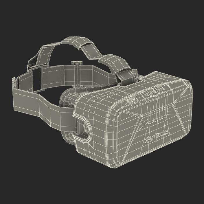 Virtual Reality Headset Oculus DK2 3D model