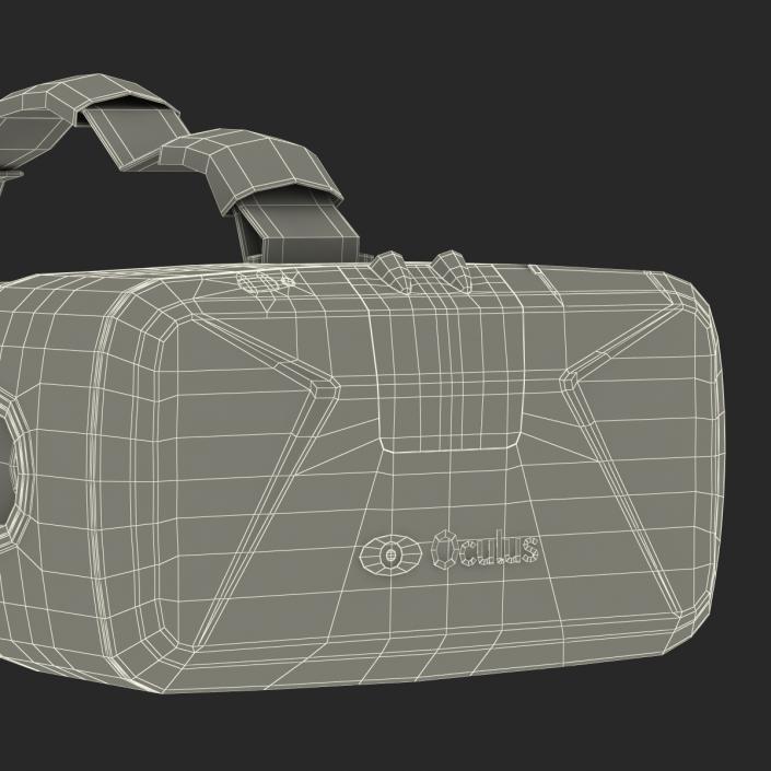 Virtual Reality Headset Oculus DK2 3D model