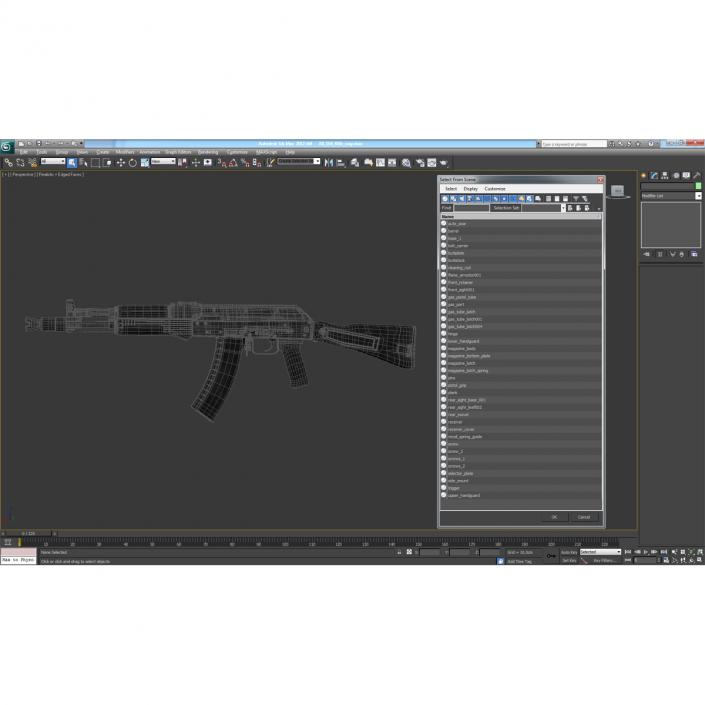 AK 104 Rifle 3D