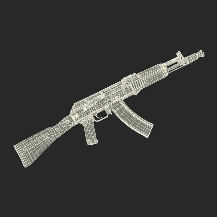 AK 104 Rifle 3D