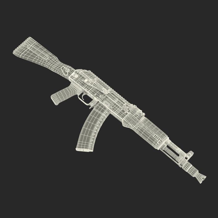 AK 104 Rifle 3D