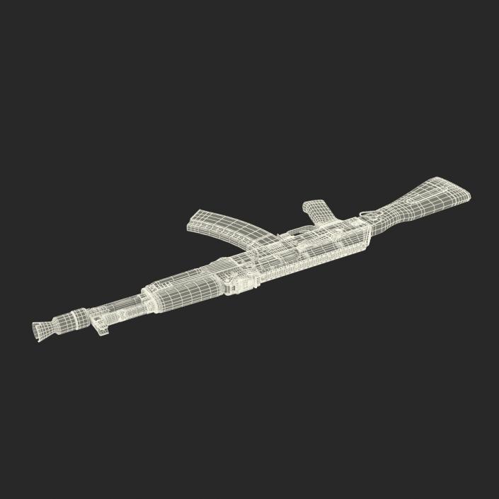 AK 104 Rifle 3D