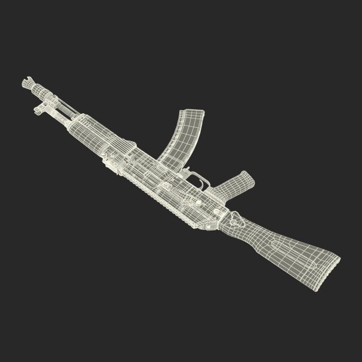 AK 104 Rifle 3D