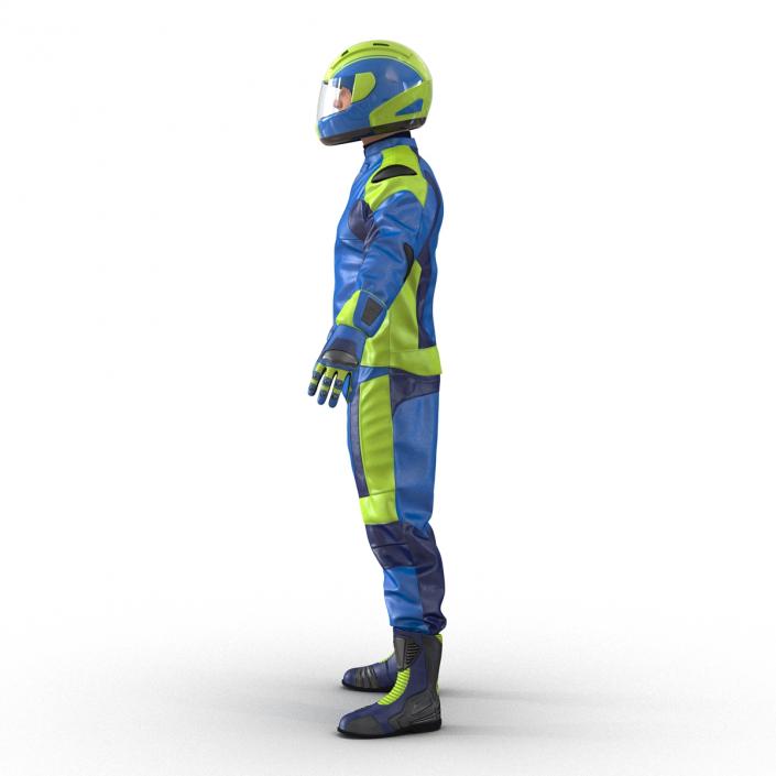 Motorcycle Rider Generic 3D model