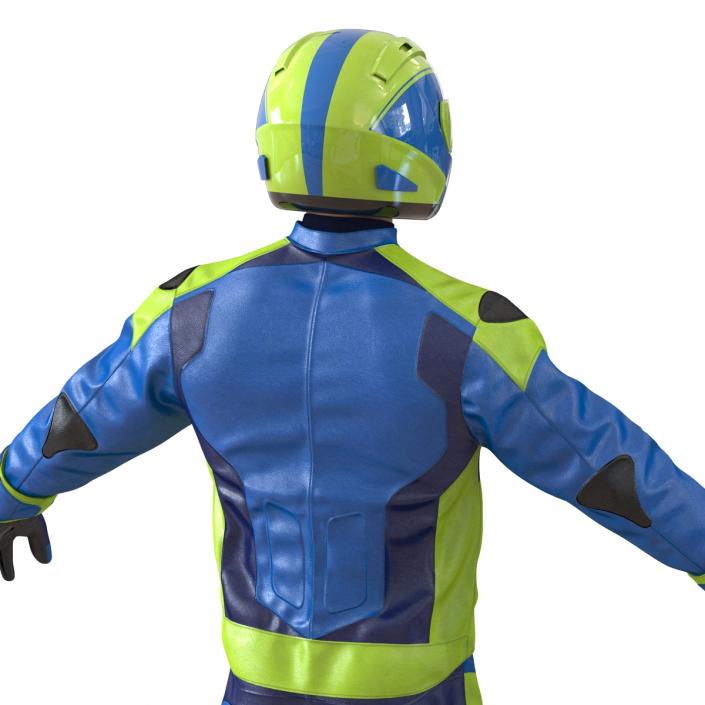 Motorcycle Rider Generic 3D model