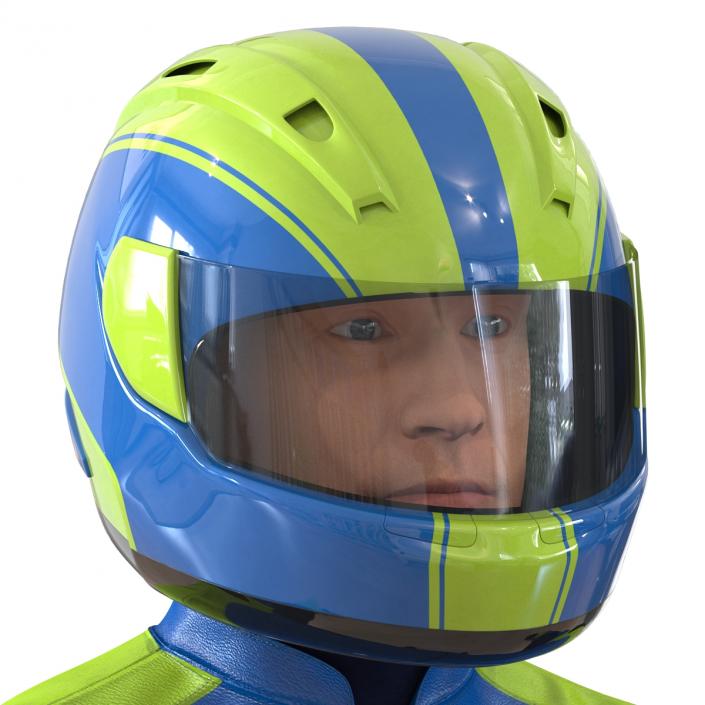 Motorcycle Rider Generic 3D model