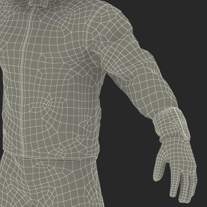 3D Motorcycle Rider Generic 2 Rigged model