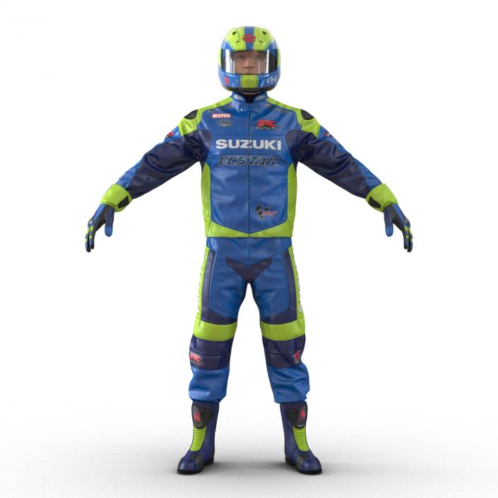 3D Motorcycle Rider 2 model