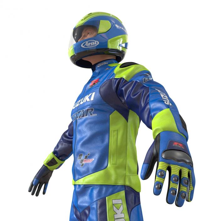 3D Motorcycle Rider 2 model