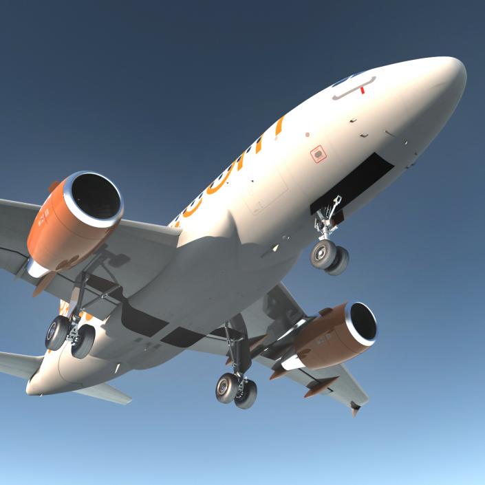 Airbus A321 EasyJet 3D model